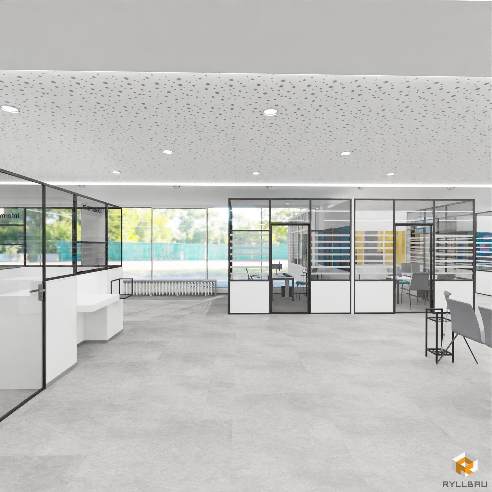 3D-Planung Empfangsbereich 3